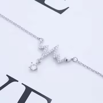 925銀飾×心電感應之星×鎖骨項鍊