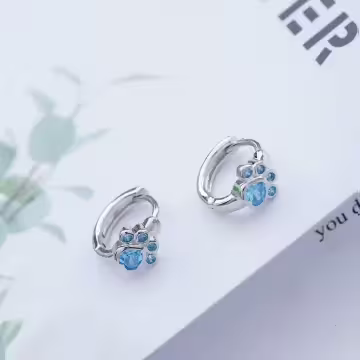 晶藍小肉球×耳扣