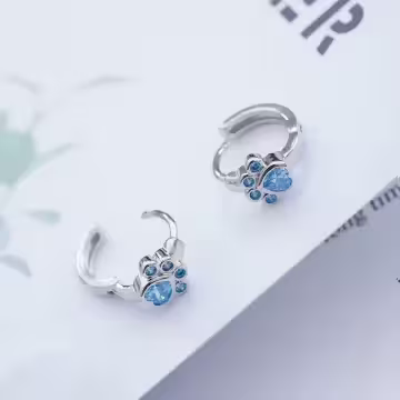 晶藍小肉球×耳扣