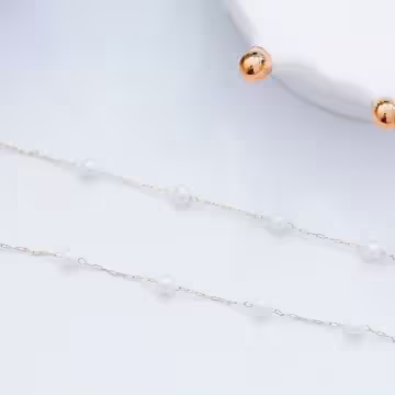 氣質滿串珍珠×鎖骨項鍊