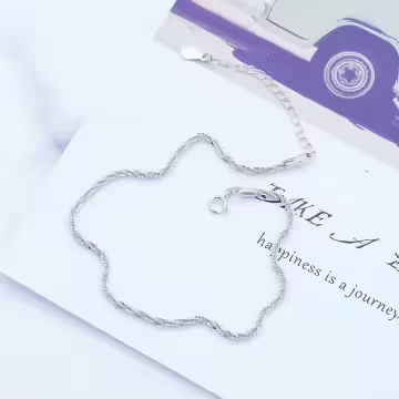 925銀飾×滿天星晶鍊×腳鍊