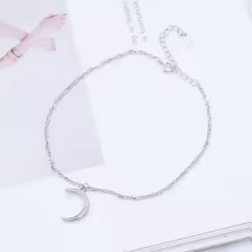 925銀飾×上弦月×腳鍊