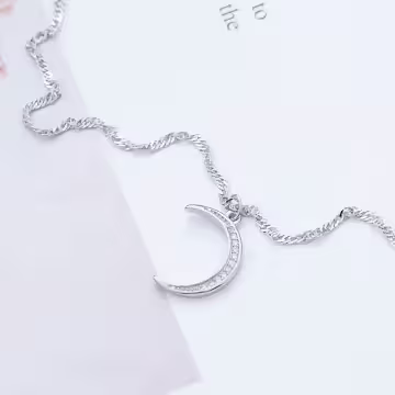 925銀飾×上弦月×腳鍊