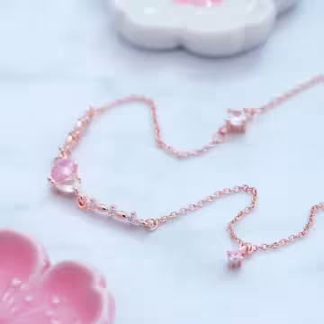 心心相印晶鑽×鎖骨項鍊