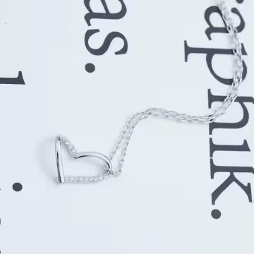 925銀飾&times;心有所屬&times;鎖骨項鍊