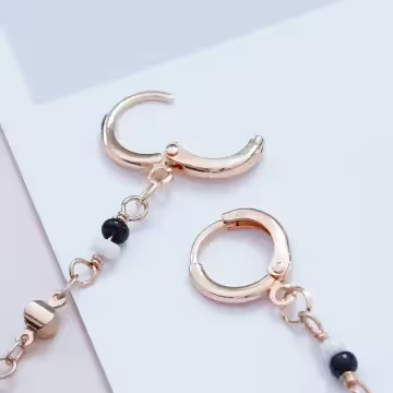 LOVE黑流蘇×無線耳機防丟耳扣