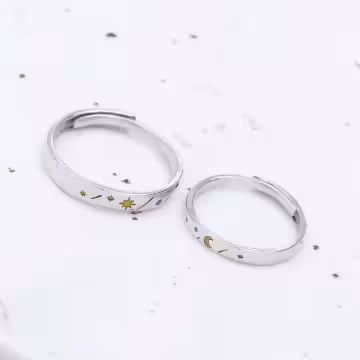 金星伴明月×情侶對戒