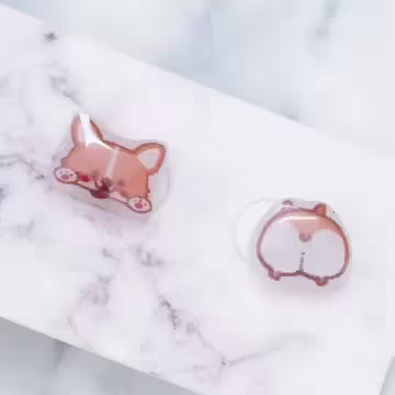 柯基小屁屁×磁吸耳夾/裝飾小物