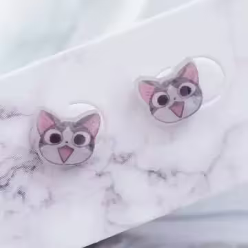 小貓咪×磁吸耳夾/裝飾小物