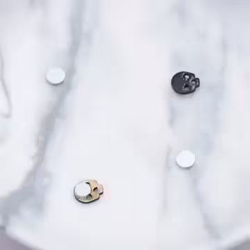 個性骷髏頭×磁吸耳夾/裝飾小物