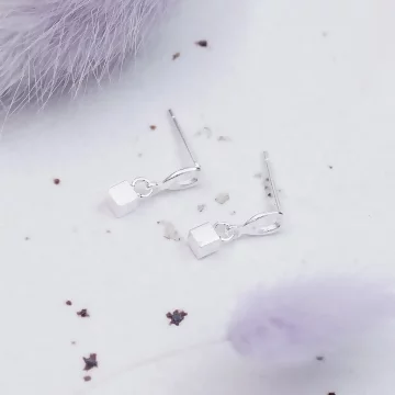 925銀針×鏤空水滴小方塊×吊墜耳針.avif