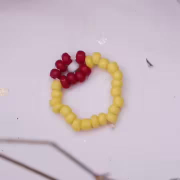 簡約小花串珠×五套件戒指組