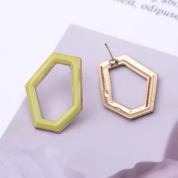綠金不規側邊框×吊墜耳環.avif
