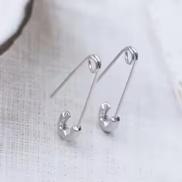 925銀針×簡約別針×耳扣