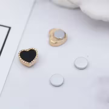 黑心玫瑰金框×磁吸耳夾/裝飾小物