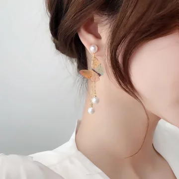 繽透蝴蝶珍珠垂鍊×吊墜耳環.avif
