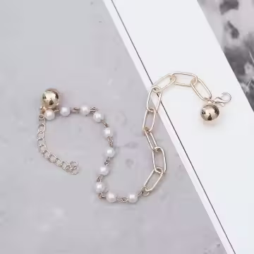 鍊子珍珠大金球×腳鍊