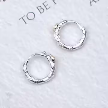 金玫瑰花朵×耳扣