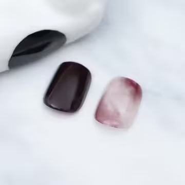 迷霧棕煙深咖亮面×穿戴式手指甲片×二十四入