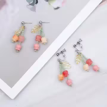 鈴蘭花的呢喃×吊墜耳環