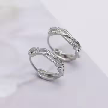 925銀針×荊棘×耳扣