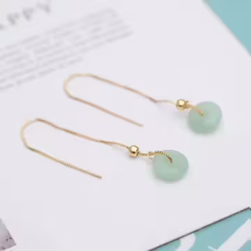 平安扣×吊墜耳線