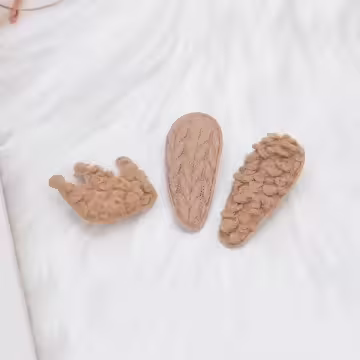 皇冠貓耳大白花×九套件髮夾髮束組