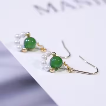 小家碧玉×吊墜耳勾