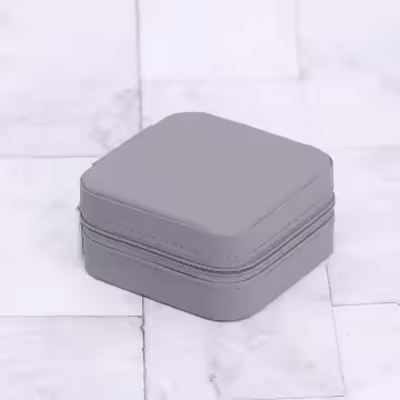 細紋皮革×拉鍊飾品盒×煙灰