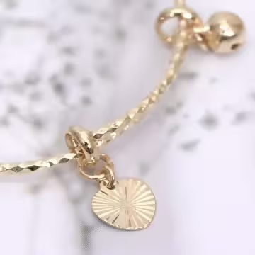 兒童晶鑽愛心花圈&times;推拉手環