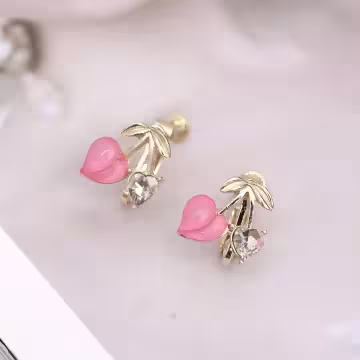 愛心水蜜桃&times;螺旋耳夾