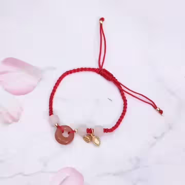 古風平安扣×拉繩手鍊×共五色