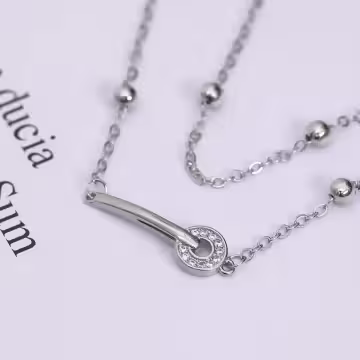 925銀飾×輕奢幾何×雙層手鍊