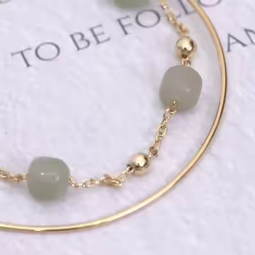 雙層古典圓珠×磁吸手環