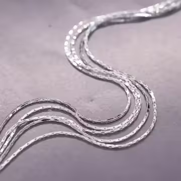 925銀飾×多層細線×腳鍊