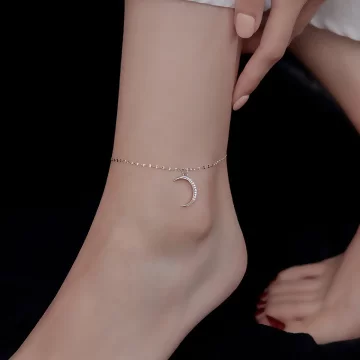 925銀飾×上弦月×腳鍊 .avif