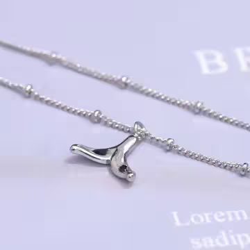 925銀飾×雙層海豚魚尾×腳鍊