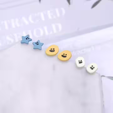 小豆子笑嘻嘻×三套件耳環組