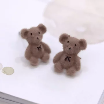 絨毛小熊愛心珍珠×三套件耳環組.avif