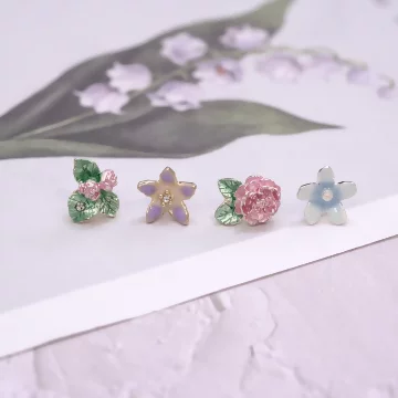 花卉庄園×單邊四套件耳環組.avif
