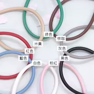 單色簡約皮革×手機腕帶掛繩×灰色