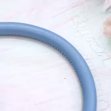 單色簡約皮革×手機腕帶掛繩×藍色