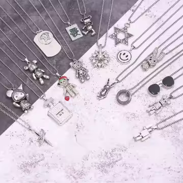 聖誕小熊×中性長項鍊