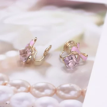 可愛蝴蝶結水晶×蚊香盤U型耳夾.avif