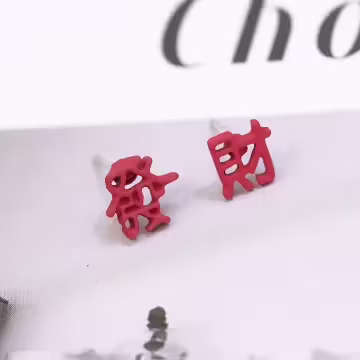 醒獅燈籠發財×三套件耳環組