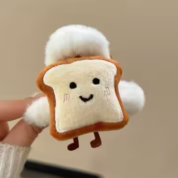 可愛卡通吐司×鯊魚夾