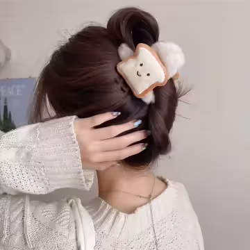 可愛卡通吐司×鯊魚夾