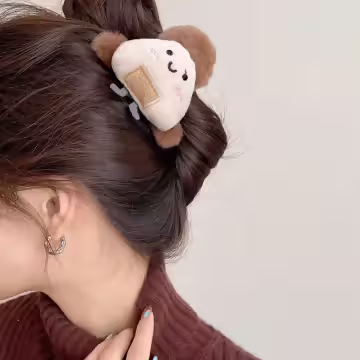 可愛卡通飯糰×鯊魚夾