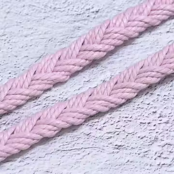 單色結辮編織×手機斜背雙勾掛繩×粉紅