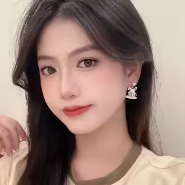 杯緣小灰兔×吊墜耳環